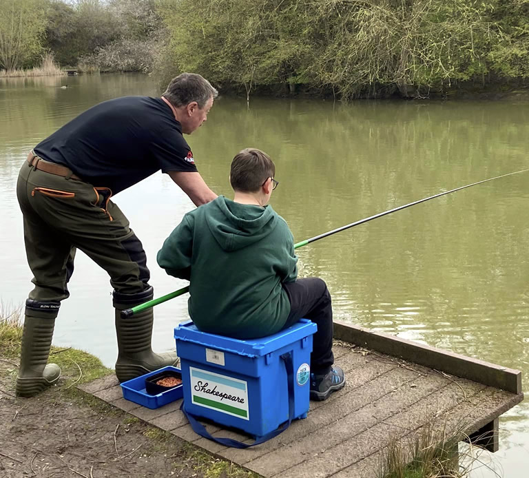 Fishing and mental health — peaceful waterside session